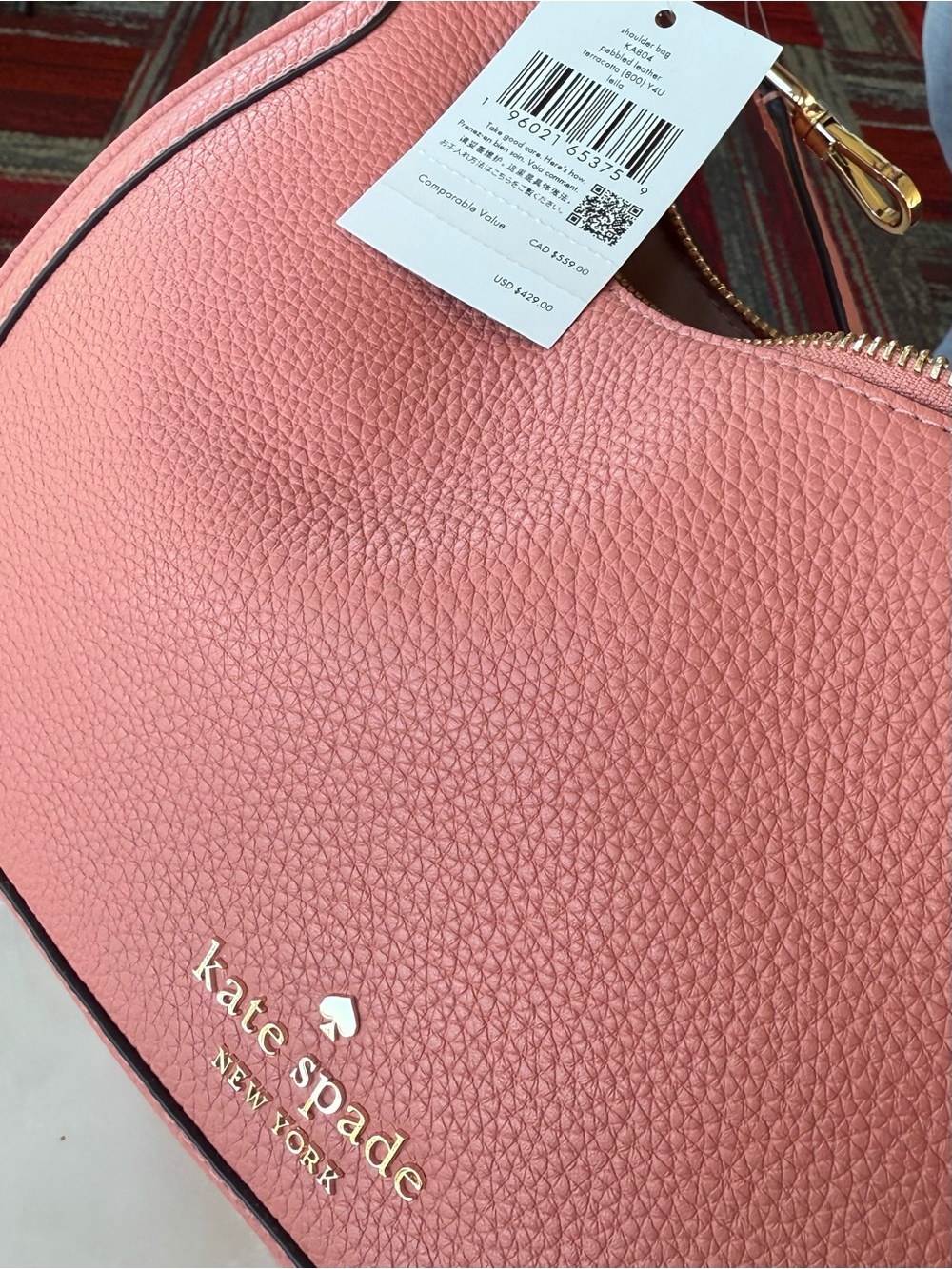 New Kate Spade Leila Pebbled Leather Shoulder Bag - Picture 4 of 16